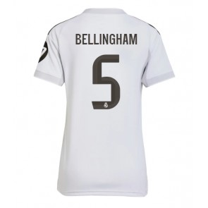 Real Madrid Jude Bellingham #5 Domácí Dres pro Dámy 2025-26 Krátkým Rukávem Real Madrid Jude Bellingham #5 Domácí Dres pro Dámy 2025-26 Krátkým Rukávem