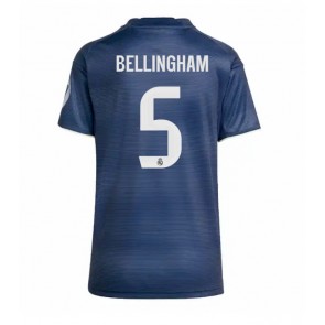 Real Madrid Jude Bellingham #5 Venkovní Dres pro Dámy 2025-26 Krátkým Rukávem Real Madrid Jude Bellingham #5 Venkovní Dres pro Dámy 2025-26 Krátkým Rukávem