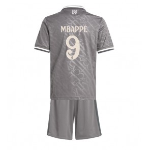 Real Madrid Kylian Mbappe #9 Alternativní dres komplet pro Děti 2024-25 Krátkým Rukávem (+ Krátké kalhoty)