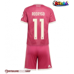 Real Madrid Rodrygo Goes #11 Alternativní dres komplet pro Děti 2026-27 Krátkým Rukávem (+ Krátké kalhoty)