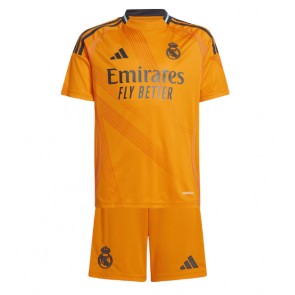 Real Madrid Venkovní dres komplet pro Děti 2024-25 Krátkým Rukávem (+ Krátké kalhoty)