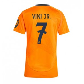 Real Madrid Vinicius Junior #7 Venkovní Dres pro Dámy 2024-25 Krátkým Rukávem
