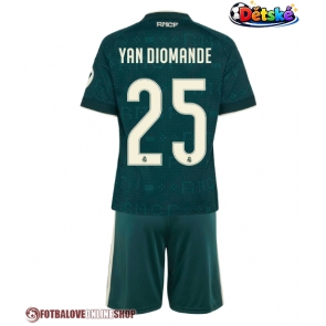 Real Madrid Yan Diomande #25 Venkovní dres komplet pro Děti 2026-27 Krátkým Rukávem (+ Krátké kalhoty)