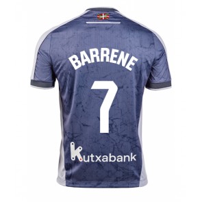Real Sociedad Ander Barrenetxea #7 Venkovní Dres 2025-26 Krátkým Rukávem Real Sociedad Ander Barrenetxea #7 Venkovní Dres 2025-26 Krátkým Rukávem