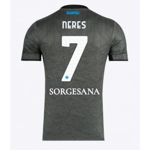 SSC Napoli David Neres #7 Alternativní Dres 2024-25 Krátkým Rukávem
