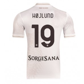 SSC Napoli Rasmus Hojlund #19 Venkovní Dres 2025-26 Krátkým Rukávem