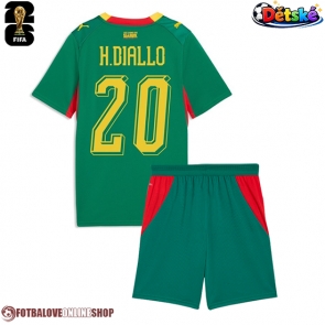 Senegal Habib Diallo #20 Venkovní dres komplet pro Děti MS 2026 Krátkým Rukávem (+ Krátké kalhoty)