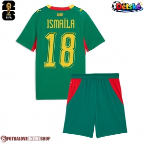 Senegal Ismaila Sarr #18 Venkovní dres komplet pro Děti MS 2026 Krátkým Rukávem (+ Krátké kalhoty)