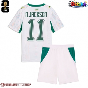 Senegal Nicolas Jackson #11 Domácí dres komplet pro Děti MS 2026 Krátkým Rukávem (+ Krátké kalhoty)