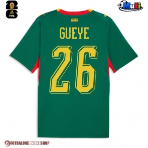 Senegal Pape Gueye #26 Venkovní Dres MS 2026 Krátkým Rukávem