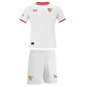 Sevilla Domácí dres komplet pro Děti 2024-25 Krátkým Rukávem (+ Krátké kalhoty)