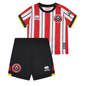 Sheffield United Domácí dres komplet pro Děti 2024-25 Krátkým Rukávem (+ Krátké kalhoty)