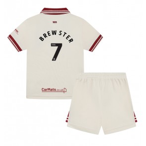 Sheffield United Rhian Brewster #7 Alternativní dres komplet pro Děti 2024-25 Krátkým Rukávem (+ Krátké kalhoty)