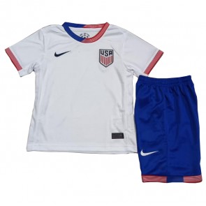 Spojené Státy Domácí dres komplet pro Děti Copa America 2024 Krátkým Rukávem (+ Krátké kalhoty)