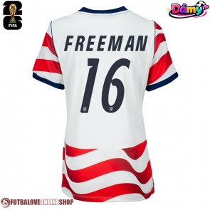 Spojené státy Alex Freeman #16 Domácí Dres pro Dámy MS 2026 Krátkým Rukávem