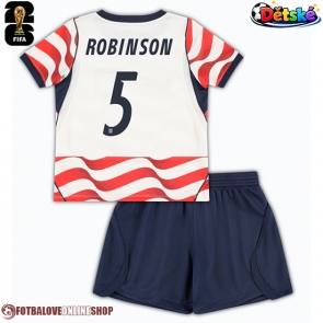 Spojené státy Antonee Robinson #5 Domácí dres komplet pro Děti MS 2026 Krátkým Rukávem (+ Krátké kalhoty)