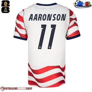 Spojené státy Brenden Aaronson #11 Domácí Dres MS 2026 Krátkým Rukávem