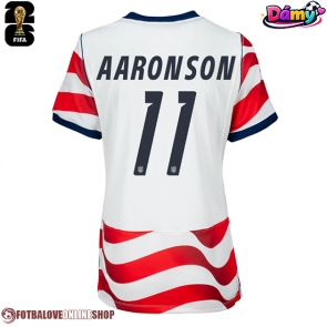 Spojené státy Brenden Aaronson #11 Domácí Dres pro Dámy MS 2026 Krátkým Rukávem