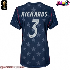 Spojené státy Chris Richards #3 Venkovní Dres pro Dámy MS 2026 Krátkým Rukávem
