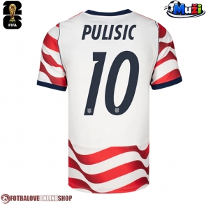 Spojené státy Christian Pulisic #10 Domácí Dres MS 2026 Krátkým Rukávem