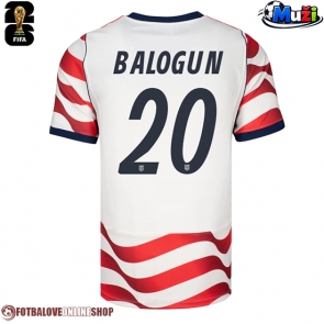 Spojené státy Folarin Balogun #20 Domácí Dres MS 2026 Krátkým Rukávem