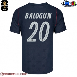 Spojené státy Folarin Balogun #20 Venkovní Dres MS 2026 Krátkým Rukávem