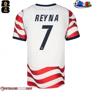 Spojené státy Giovanni Reyna #7 Domácí Dres MS 2026 Krátkým Rukávem