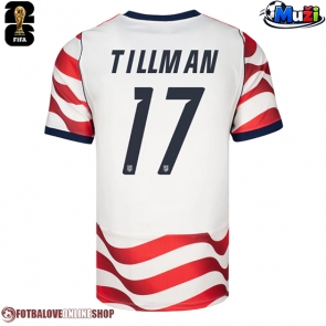 Spojené státy Malik Tillman #17 Domácí Dres MS 2026 Krátkým Rukávem