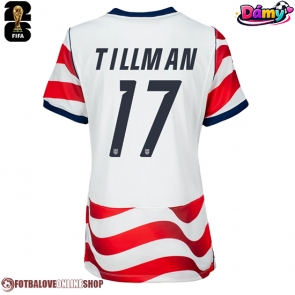 Spojené státy Malik Tillman #17 Domácí Dres pro Dámy MS 2026 Krátkým Rukávem