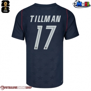 Spojené státy Malik Tillman #17 Venkovní Dres MS 2026 Krátkým Rukávem