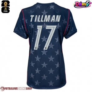 Spojené státy Malik Tillman #17 Venkovní Dres pro Dámy MS 2026 Krátkým Rukávem