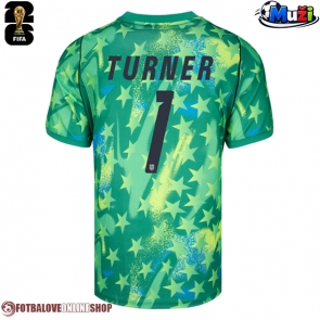 Spojené státy Matt Turner #1 Brankář Domácí Dres MS 2026 Krátkým Rukávem