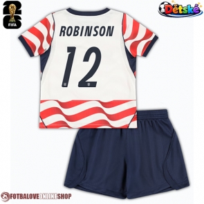 Spojené státy Miles Robinson #12 Domácí dres komplet pro Děti MS 2026 Krátkým Rukávem (+ Krátké kalhoty)