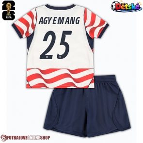 Spojené státy Patrick Agyemang #25 Domácí dres komplet pro Děti MS 2026 Krátkým Rukávem (+ Krátké kalhoty)
