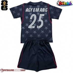 Spojené státy Patrick Agyemang #25 Venkovní dres komplet pro Děti MS 2026 Krátkým Rukávem (+ Krátké kalhoty)