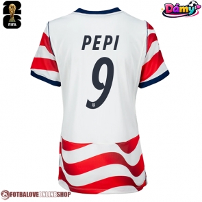Spojené státy Ricardo Pepi #9 Domácí Dres pro Dámy MS 2026 Krátkým Rukávem