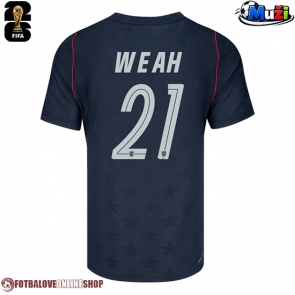 Spojené státy Timothy Weah #21 Venkovní Dres MS 2026 Krátkým Rukávem
