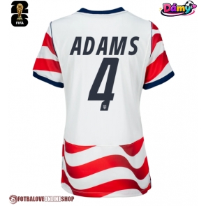 Spojené státy Tyler Adams #4 Domácí Dres pro Dámy MS 2026 Krátkým Rukávem