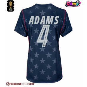 Spojené státy Tyler Adams #4 Venkovní Dres pro Dámy MS 2026 Krátkým Rukávem