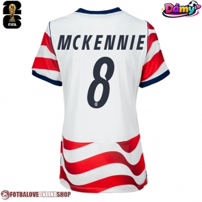 Spojené státy Weston McKennie #8 Domácí Dres pro Dámy MS 2026 Krátkým Rukávem