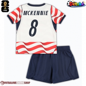 Spojené státy Weston McKennie #8 Domácí dres komplet pro Děti MS 2026 Krátkým Rukávem (+ Krátké kalhoty)
