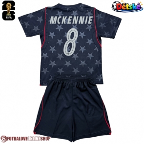 Spojené státy Weston McKennie #8 Venkovní dres komplet pro Děti MS 2026 Krátkým Rukávem (+ Krátké kalhoty)