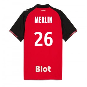 Stade Rennais Quentin Merlin #26 Domácí Dres 2025-26 Krátkým Rukávem Stade Rennais Quentin Merlin #26 Domácí Dres 2025-26 Krátkým Rukávem