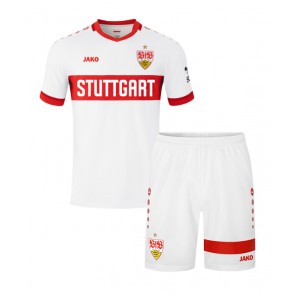 Stuttgart Domácí dres komplet pro Děti 2024-25 Krátkým Rukávem (+ Krátké kalhoty)