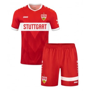 Stuttgart Venkovní dres komplet pro Děti 2024-25 Krátkým Rukávem (+ Krátké kalhoty)