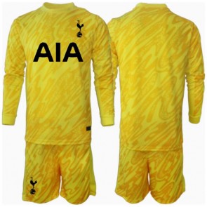 Tottenham Hotspur Brankář Domácí dres komplet pro Děti 2024-25 Dlouhým Rukávem (+ Krátké kalhoty)