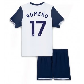 Tottenham Hotspur Cristian Romero #17 Domácí dres komplet pro Děti 2024-25 Krátkým Rukávem (+ Krátké kalhoty)