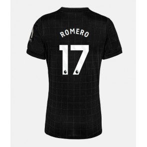 Tottenham Hotspur Cristian Romero #17 Venkovní Dres pro Dámy 2025-26 Krátkým Rukávem