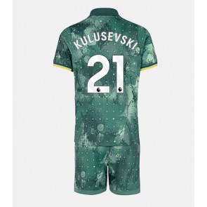 Tottenham Hotspur Dejan Kulusevski #21 Alternativní dres komplet pro Děti 2024-25 Krátkým Rukávem (+ Krátké kalhoty)