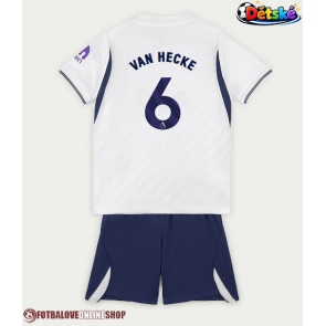 Tottenham Hotspur Jan Paul van Hecke #6 Domácí dres komplet pro Děti 2026-27 Krátkým Rukávem (+ Krátké kalhoty)